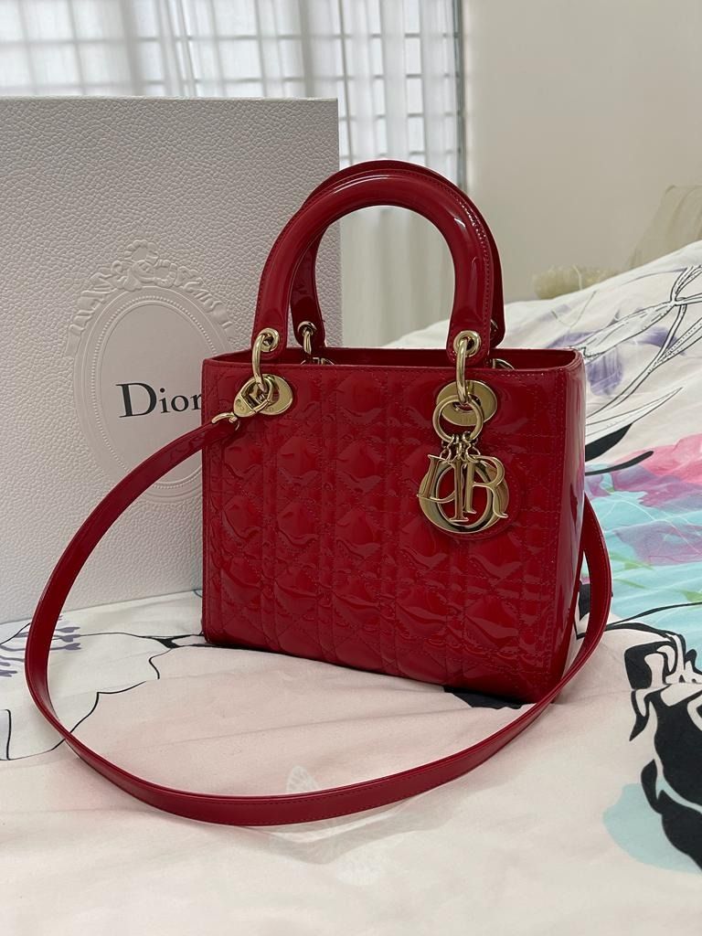 Authentic Christian Dior Medium Lady Dior Bag, Luxury, Bags & Wallets on  Carousell