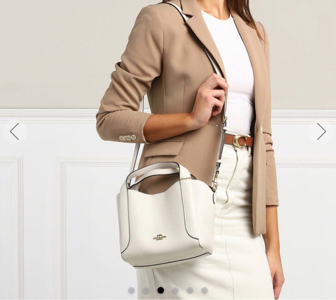 Coach Hadley Hobo 21 White, Hobo Bag