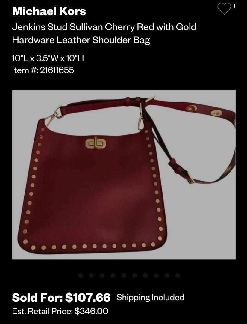 Michael kors sullivan studded messenger bag best sale