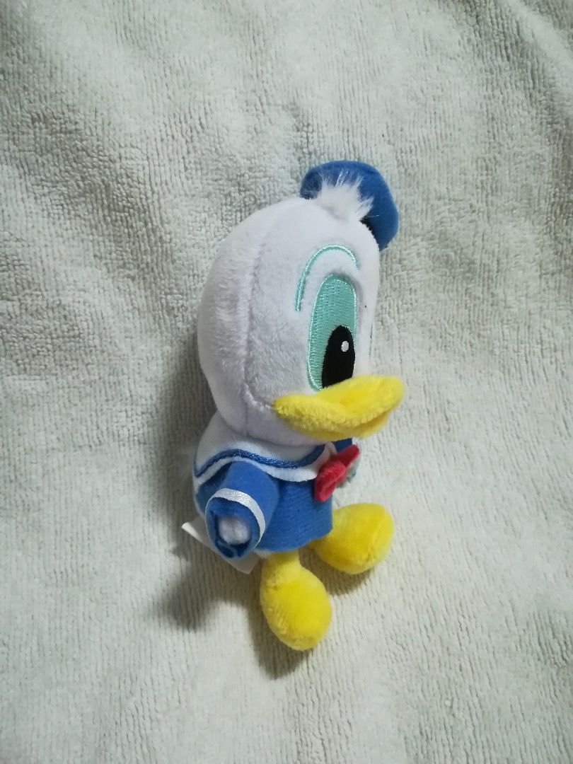 Authentic Mini Disney Baby Donald Duck Plush Soft Toy, Hobbies & Toys ...