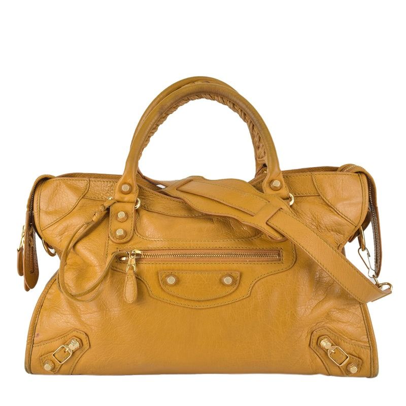 Balenciaga mustard yellow best sale
