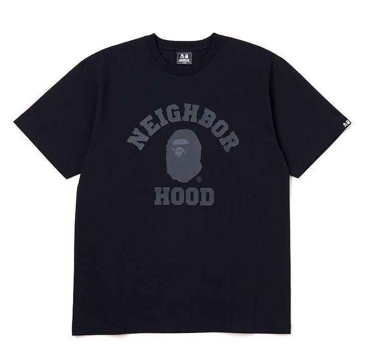 BAPE NEIGHBORHOOD SHARK INCENSE CHAMBER Tee t-shirt rug mat nbhd