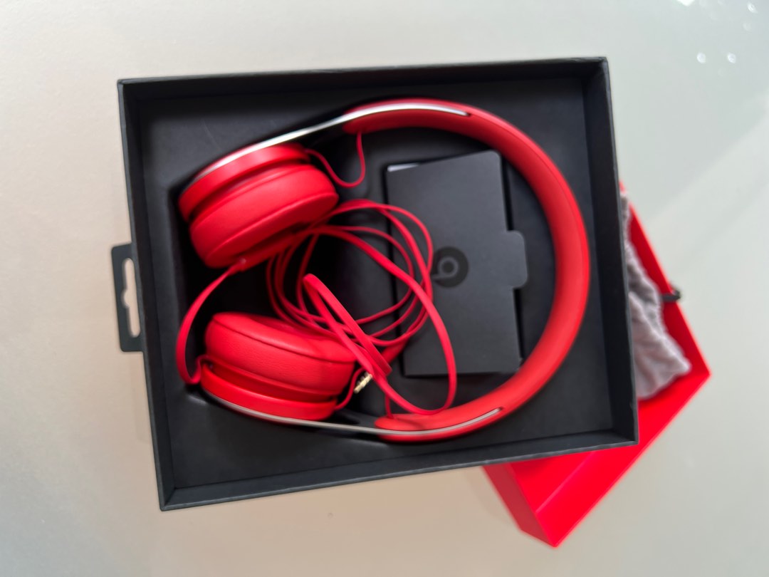 Beats EP onEar Headphones Red, Audio, Headphones & Headsets on Carousell