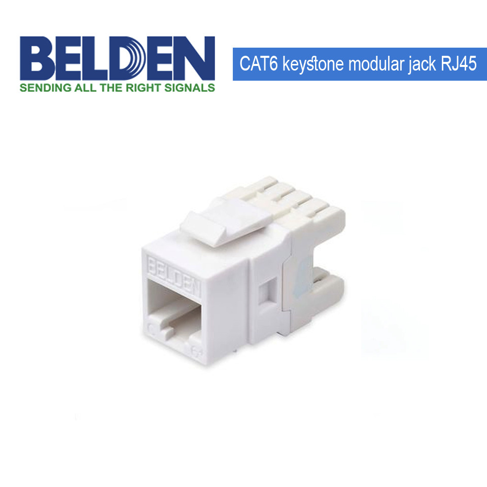 belden rj45 cat6 keystone jack lan socket modular plug, Computers