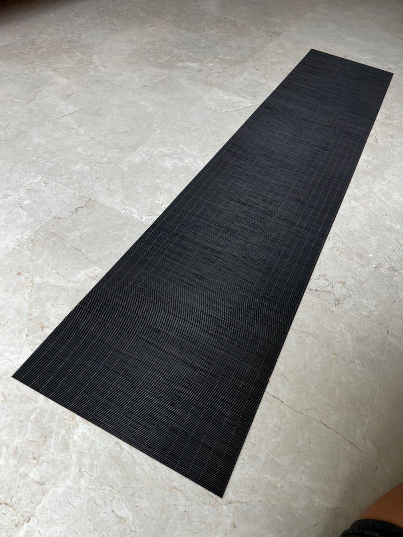 Black Bamboo Table Runner, Furniture & Home Living, Home Decor, Other Home Decor on Carousell