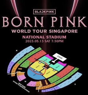 Blackpink Born Pink Singapore Tickets for two