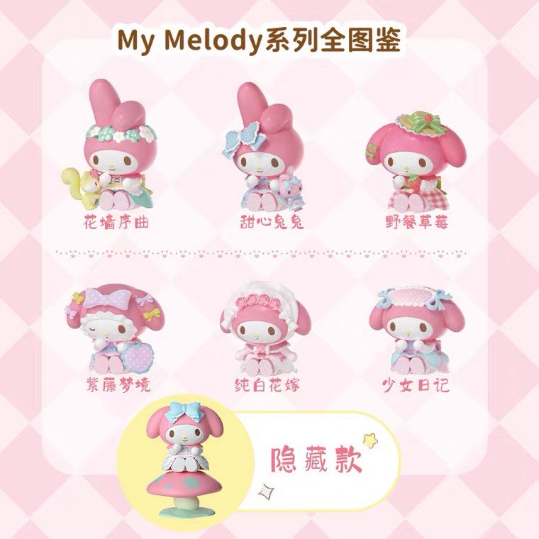 MINISO Sanrio Characters Strawberry Farm Series Blind Box Confirmed Figure  HOT