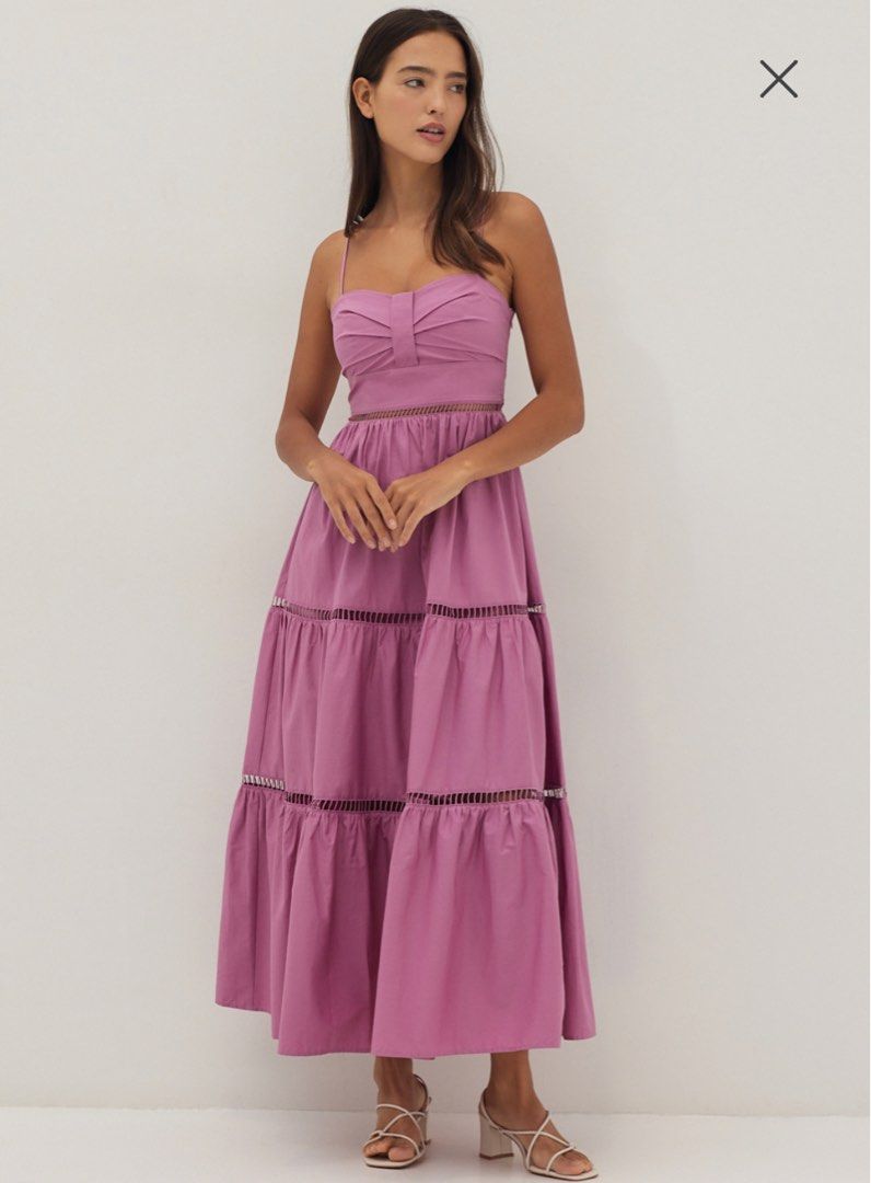 chinese dress ladies Pink Halter Maxi Dress
