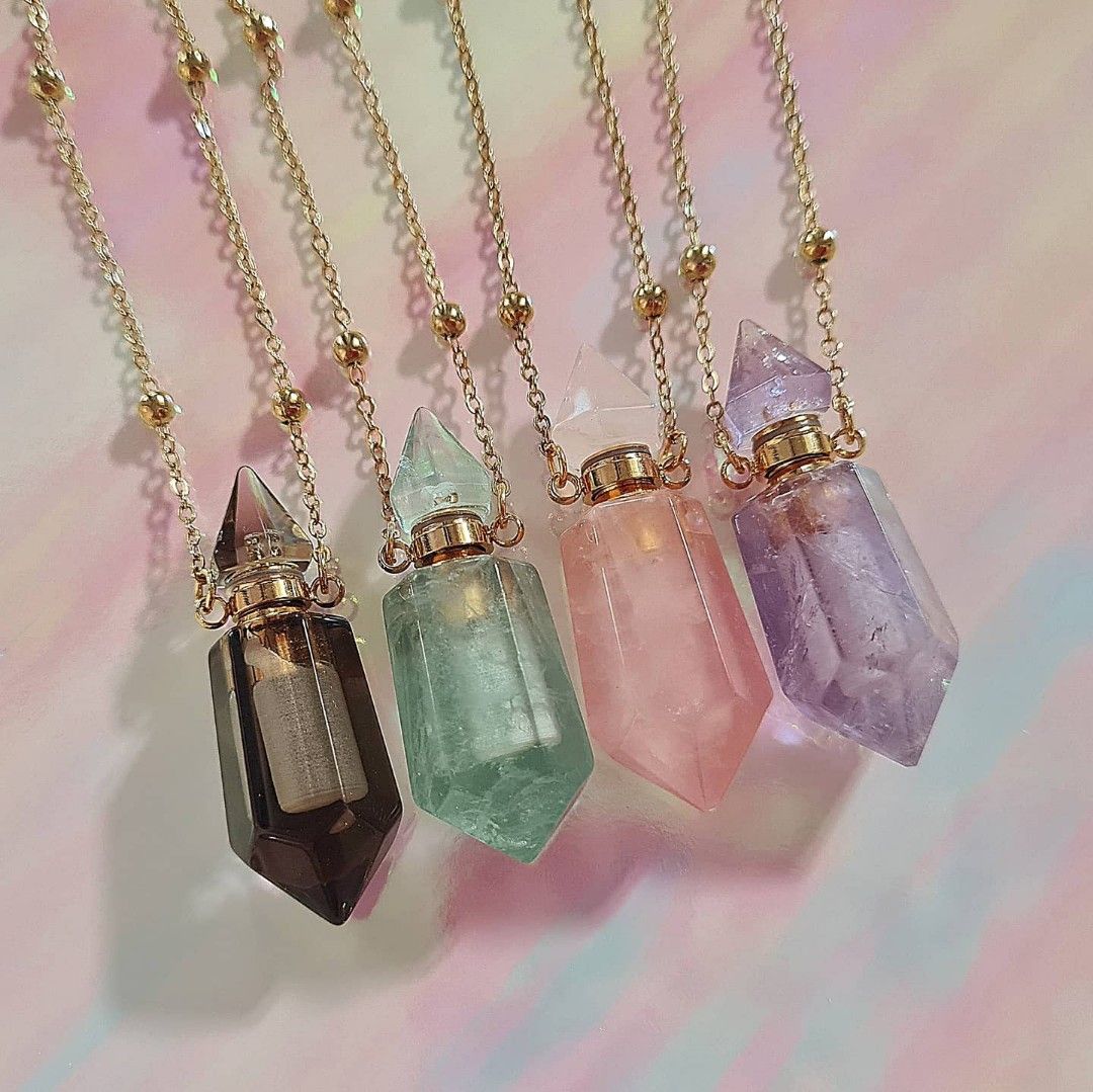 Gold plated clearance crystal necklace