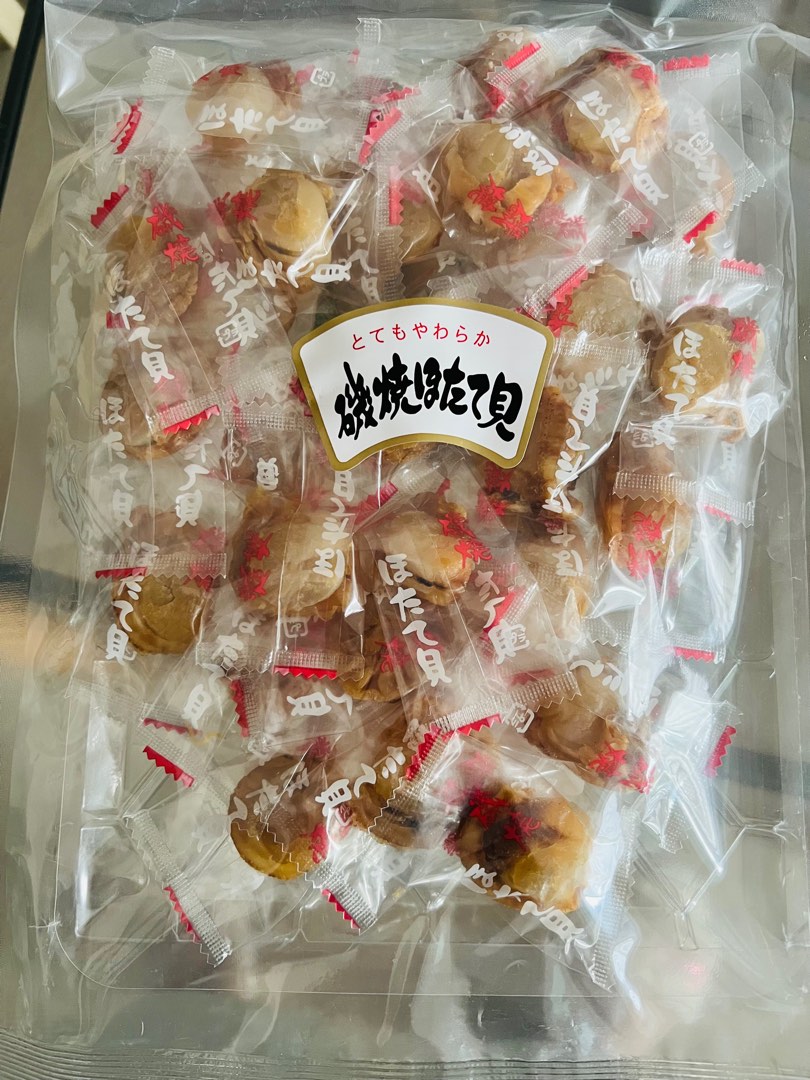 Brand New From Tokyo Japan Dried scallops snack 270g, Food & Drinks