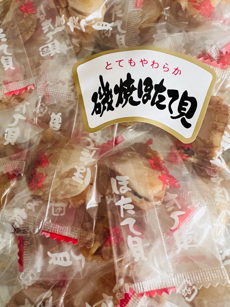 Brand New From Tokyo Japan Dried scallops snack 270g, Food & Drinks