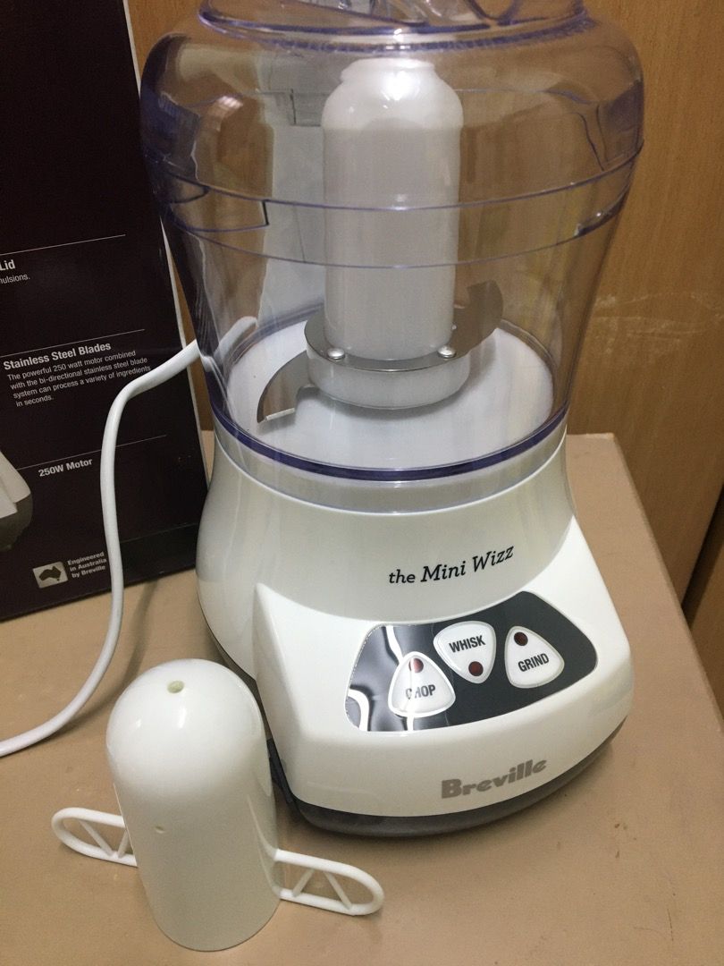 Breville BFP100 Mini Wizz Food Processor Chopper 250W Motor, TV & Home