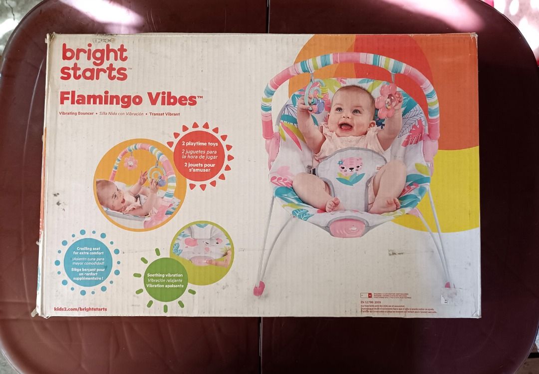 Bright Starts Flamingo Vibes, Babies & Kids, Baby Nursery & Kids ...