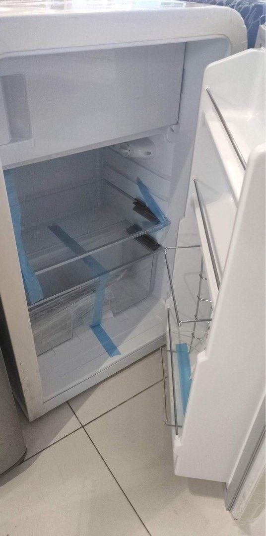 BRIKK PERSONAL REFRIGERATOR (Category: Refrigerators and Freezers) located in Quezon City. Submitted by annys.online (Listing ID 1213723249, Image 2). Description: BRIKK PERSONAL REF Free-standing 1 Shelf and half pcs glass shelves, 1 salad drawer, 3 wire retainers on door Controller mechanical Light LED lamp on the controller Cabinet interior plastic Cabinet exterior 1 pc metal Door plastic panel Foot/Castor adjustable feet Retro metal handle BR