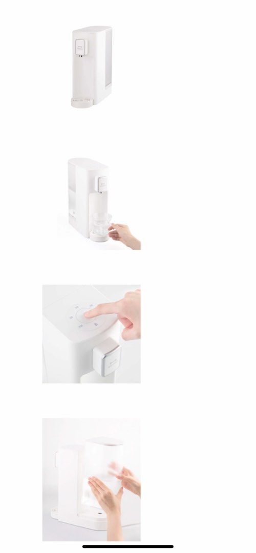Bruno Instant Hot Water Dispenser, white, 家庭電器, 廚房電器, 濾水器及飲水機 Carousell