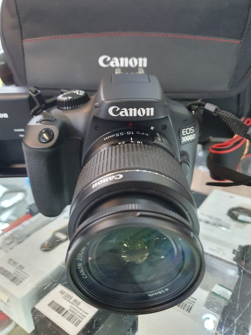 Canon EOS 3000D DSLR Camera Kit EF S1855, Photography, Cameras on