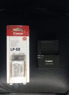 Canon LP-E8 LPE8 550D 600D 650D 700D Battery & Charger