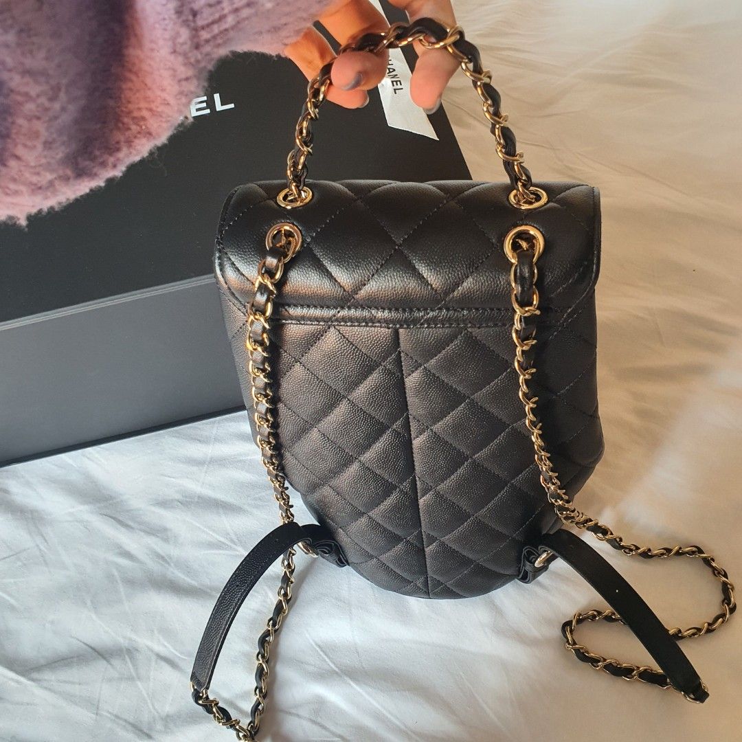 Chanel caviar clearance backpack