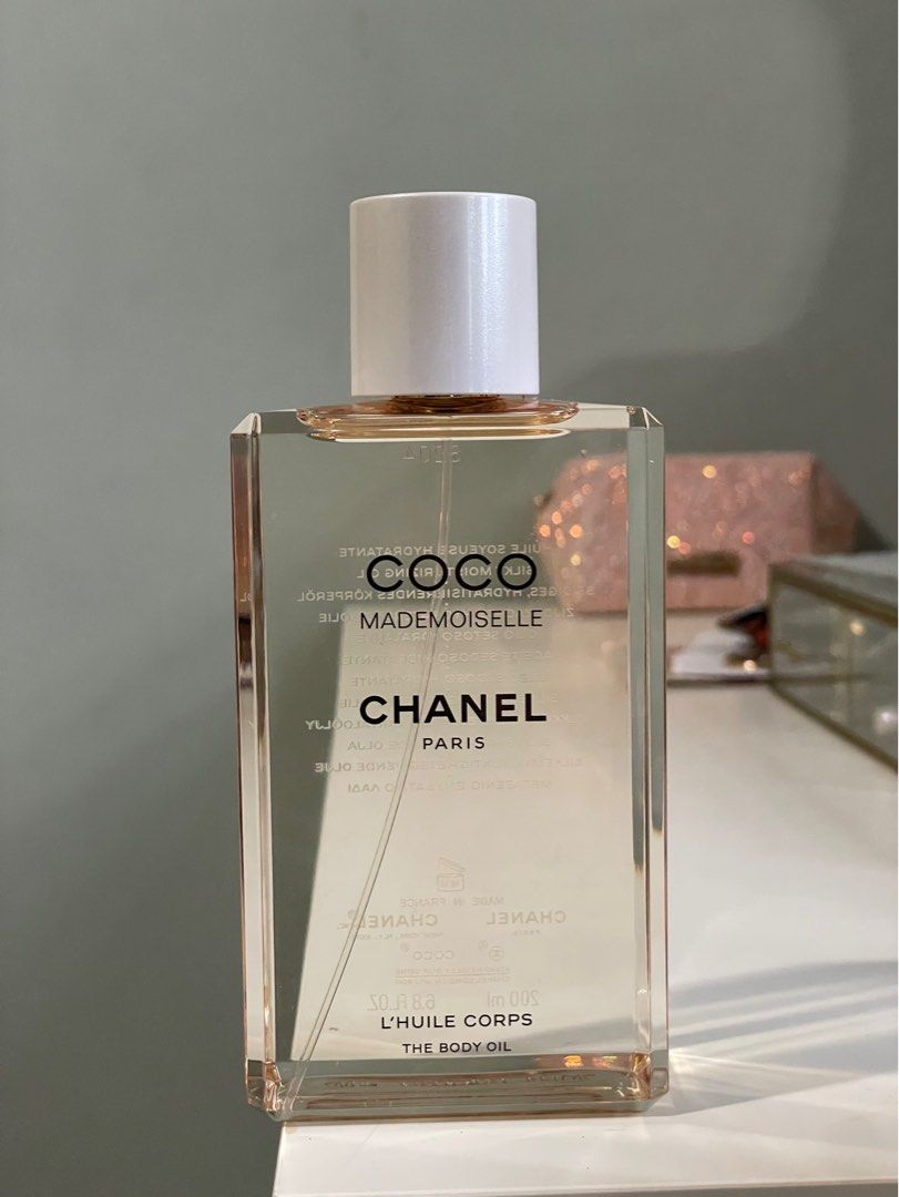 coco chanel mademoiselle body oil