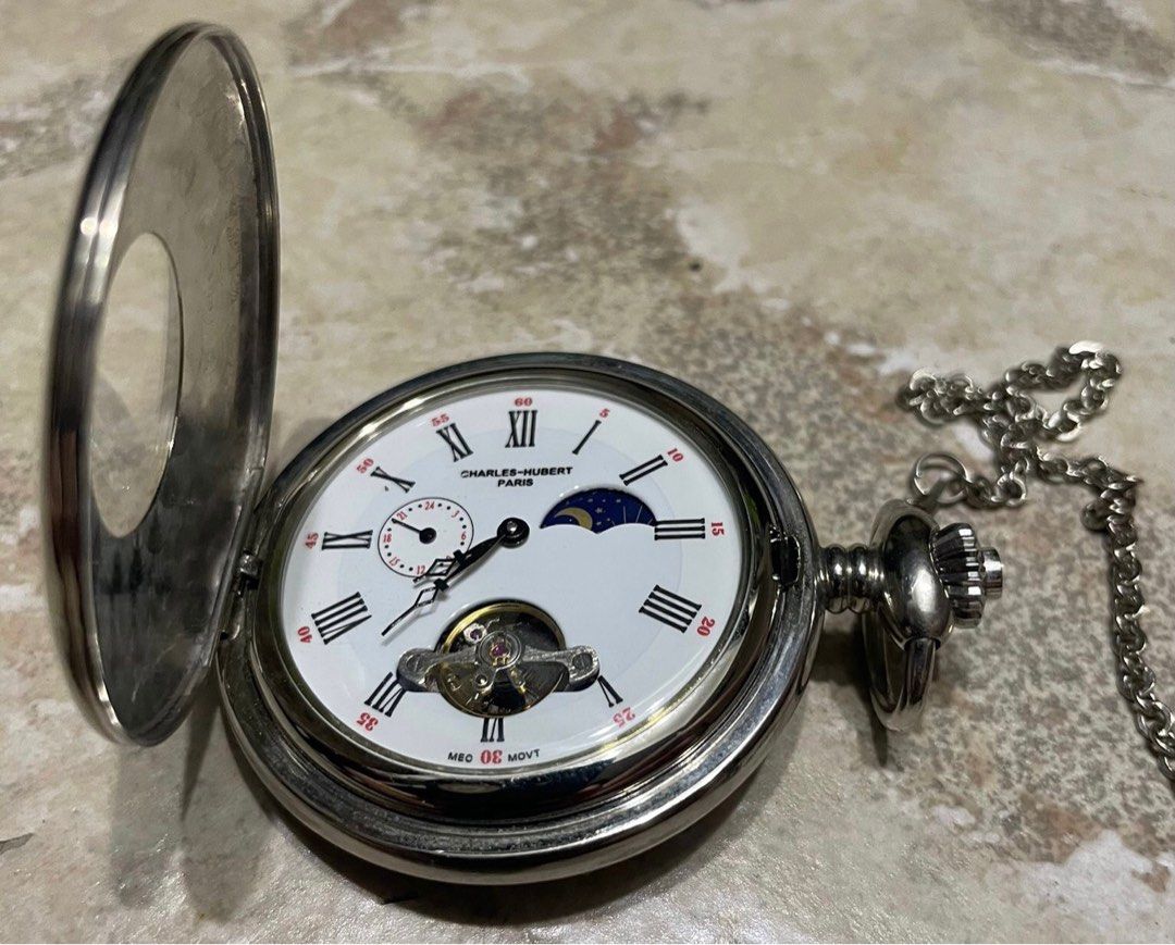 Charles hubert best sale mechanical pocket watch