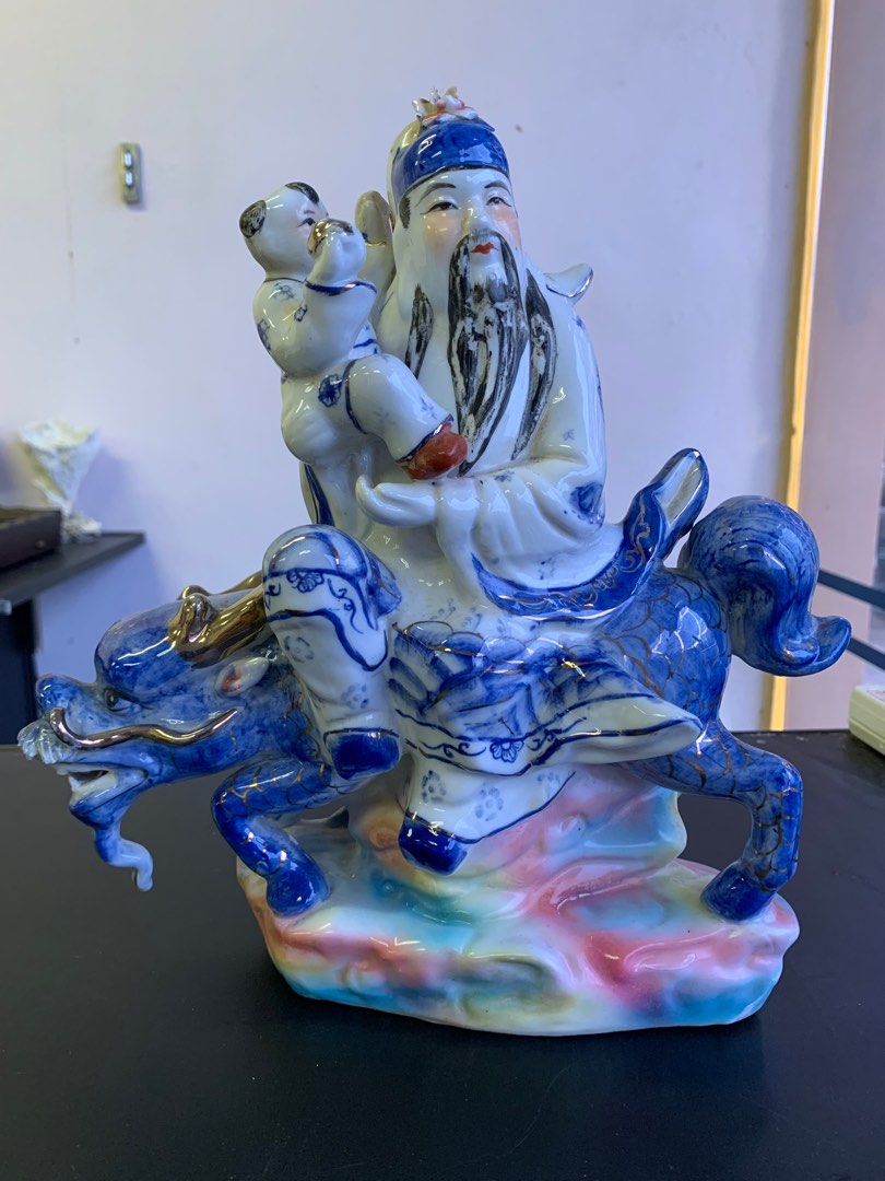 Chinese Porcelain Statue, Furniture & Home Living, Home Decor, Other