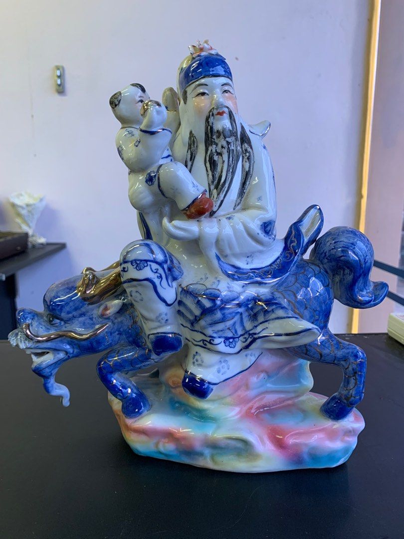 Chinese Porcelain Statue, Furniture & Home Living, Home Decor, Other