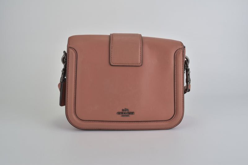 Coach 24075 Prairie Rivets Page Crossbody in Dark Nickel Melon