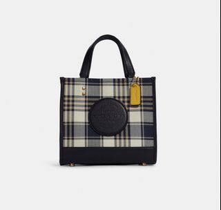 Coach Dempsey 22 with Garden Plaid Print and Patch