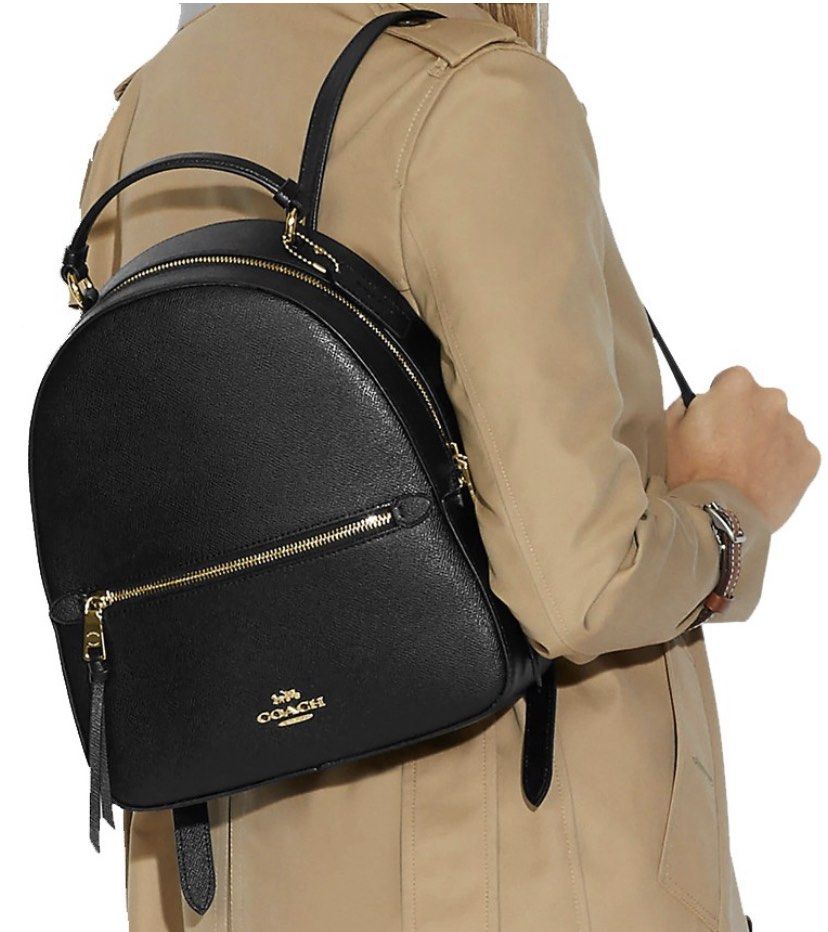 Coach Jordyn Backpack Bag in Black, Women's Fashion, Bags & Wallets