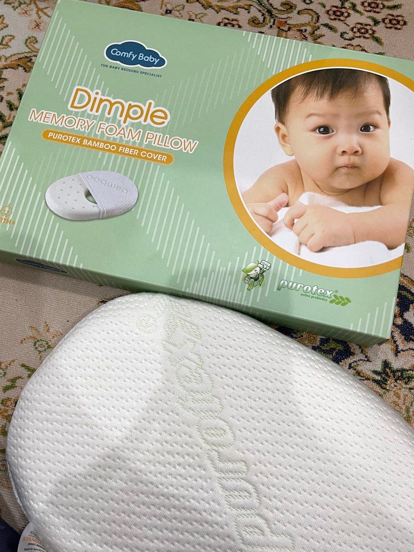 Comfy baby dimple memory foam pillow