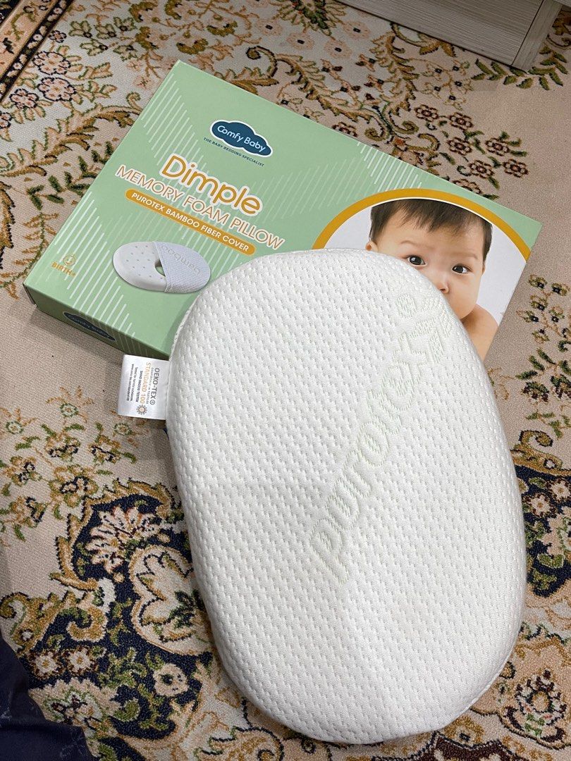 Comfy baby dimple memory foam pillow
