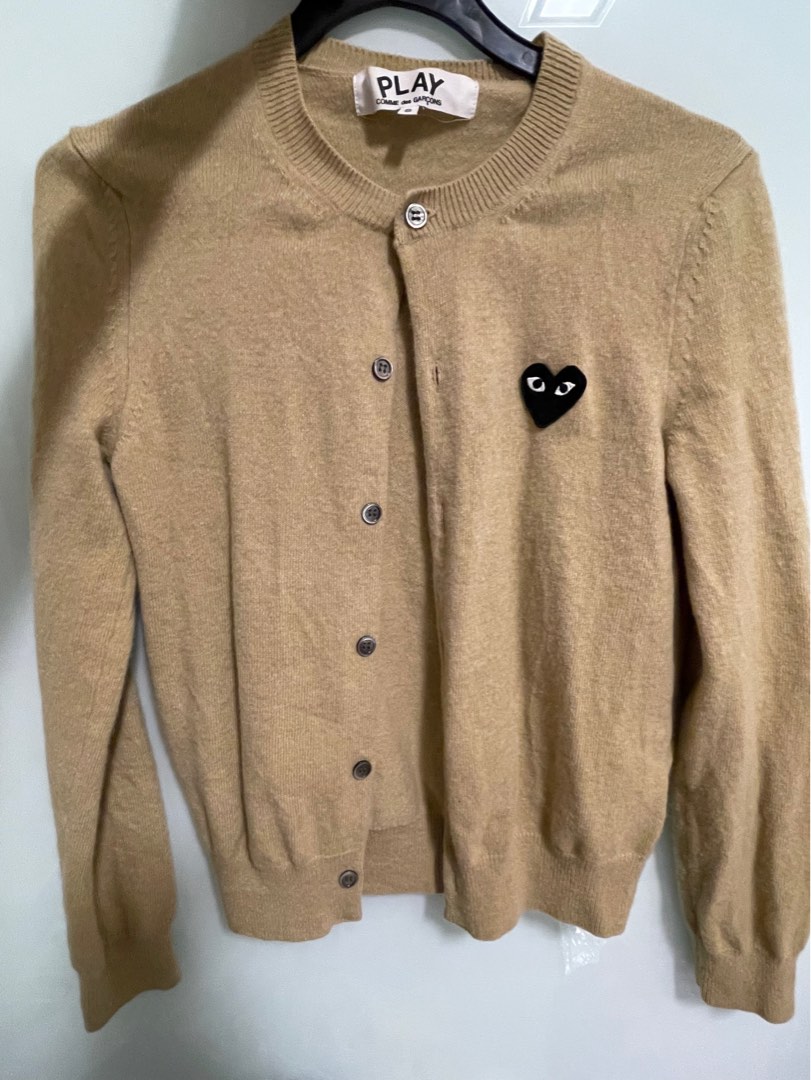 Commes des gar on CDG play cardigan Women s Fashion Coats