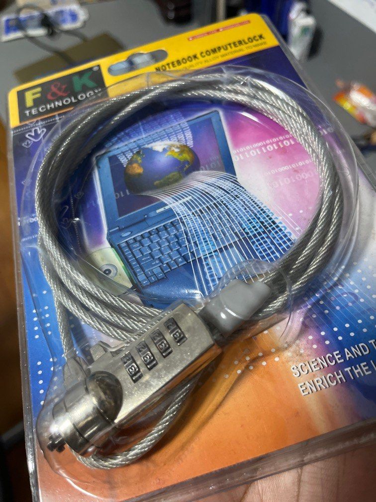 Computer Lock (Category: Other Accessories) located in Singapore. Submitted by blacknot (Listing ID 1213735001, Image 2). Description: Brand new. Never used at all and comes with plastic. .