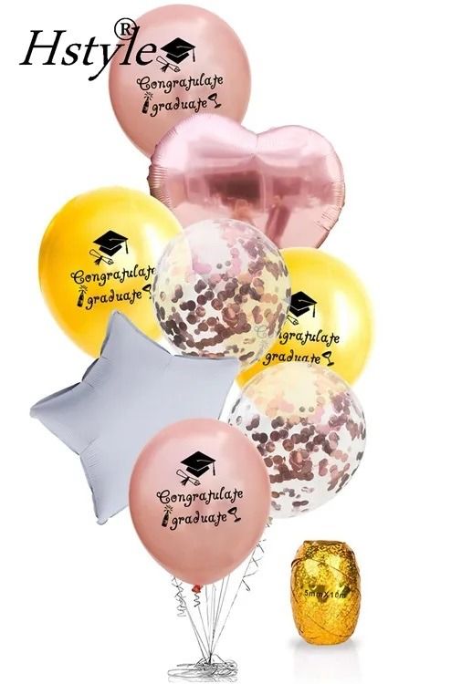Graduation sales letter balloons