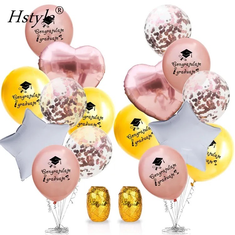 Graduation letter outlet balloons