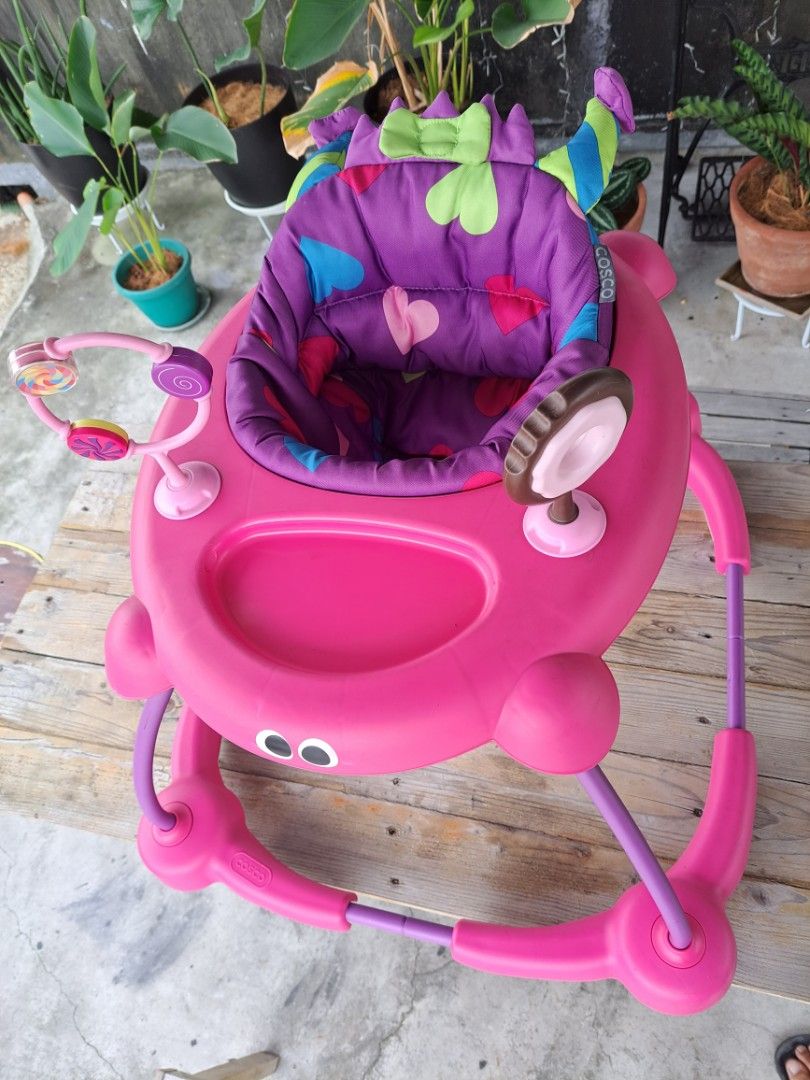 Cosco Simple Steps Baby Walker Monster Shelley, Babies & Kids, Infant