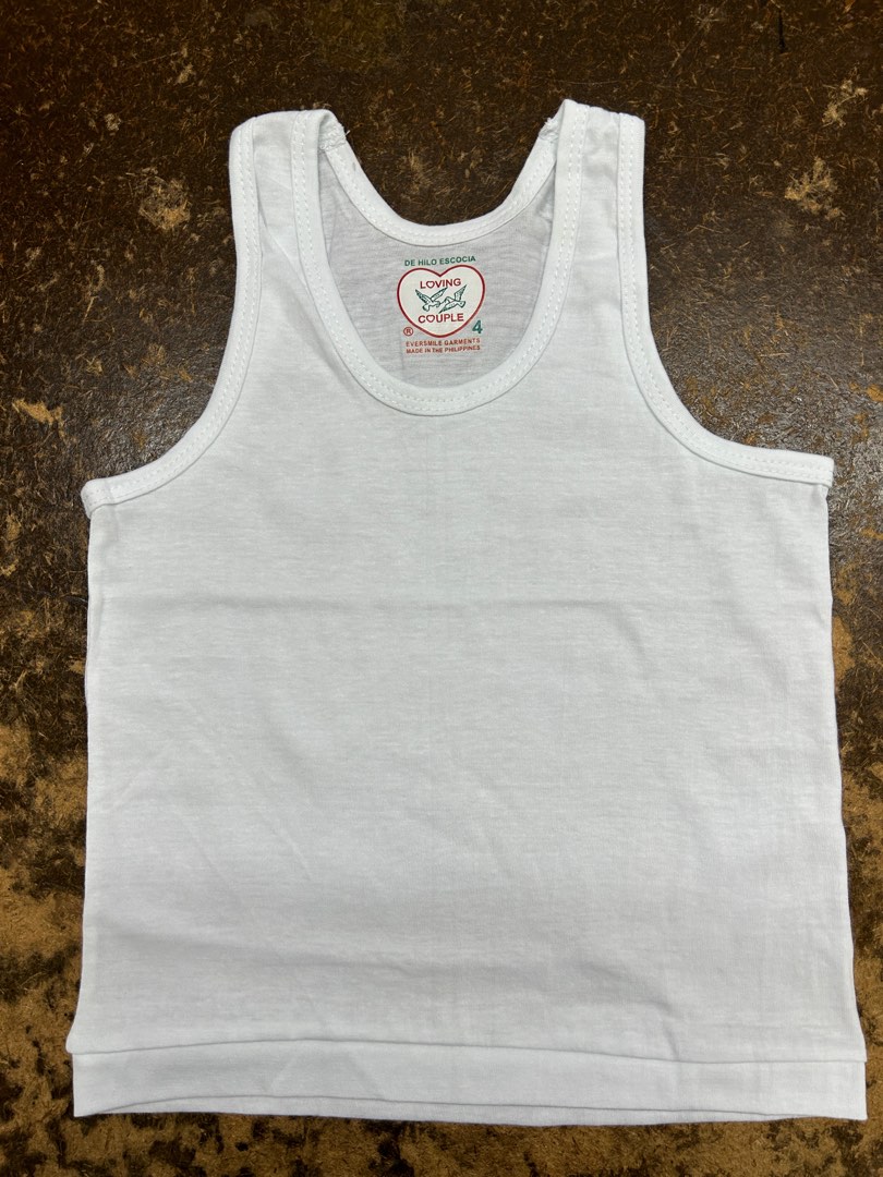 Factory Price** Open for Resellers. Cotton White Sando For Kids