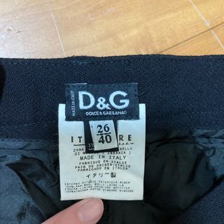 D&G 西裝褲，義大利製，低腰，腰37 臀46 全長102