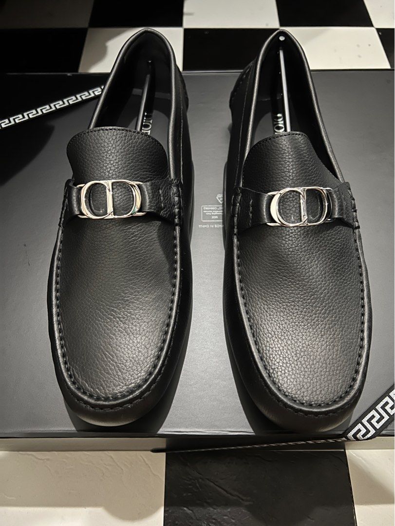 Giày Nam Dior Explorer Loafer Jacquard Beige Black 3LO103ZCDH961  LUXITY
