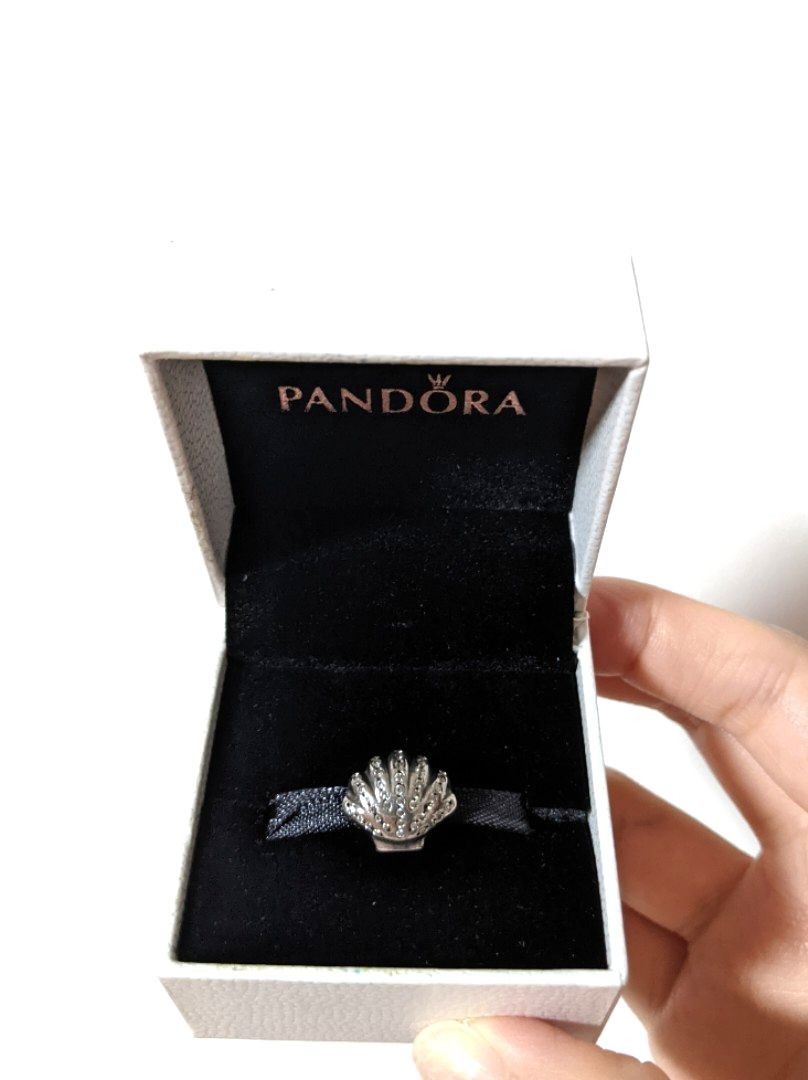 Disney Pandora Seashell Charm / Mermaid seashell Pandora charm, Women's