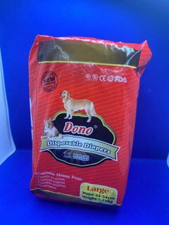 Dono Disposable full Diapers for Dogs&Cats Female Large 10 pcs