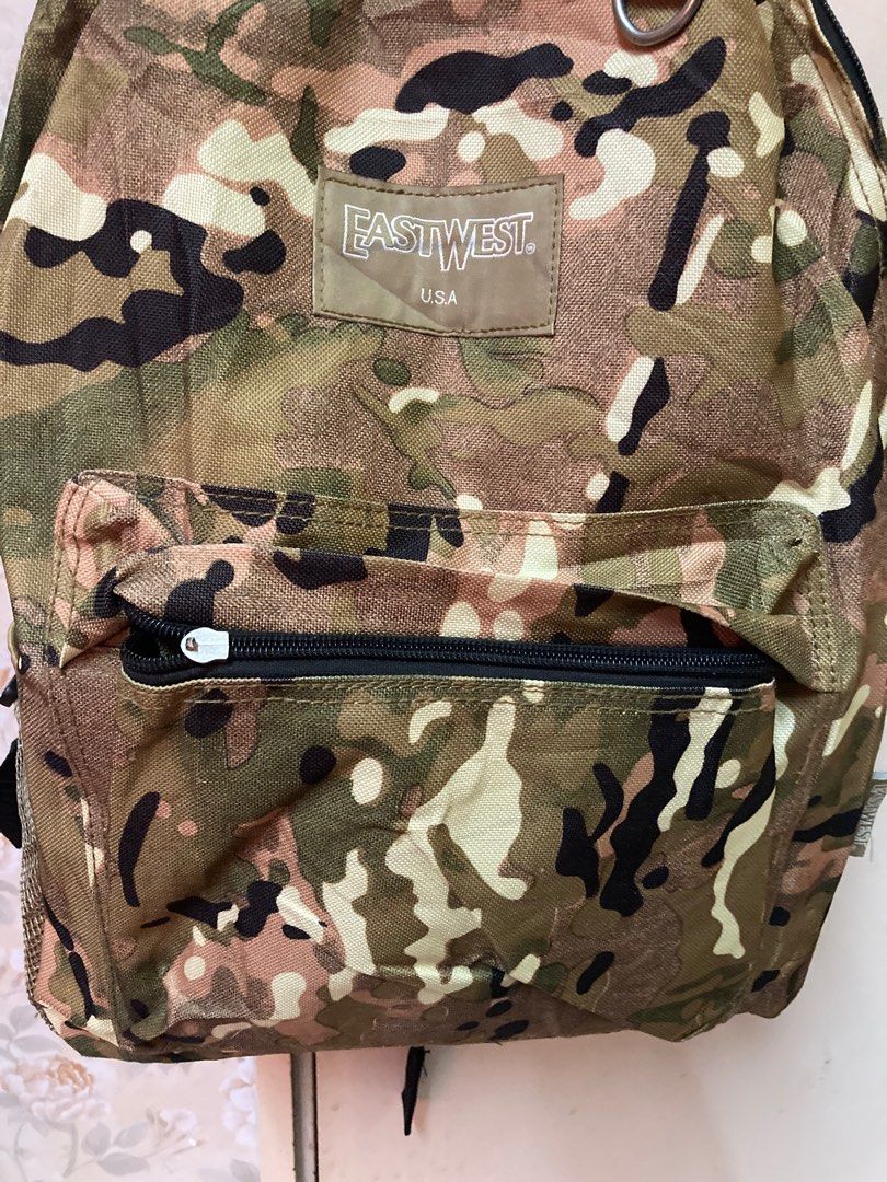 Eastwest USA camouflage waterproof backpack/ school bag, Men's Fashion