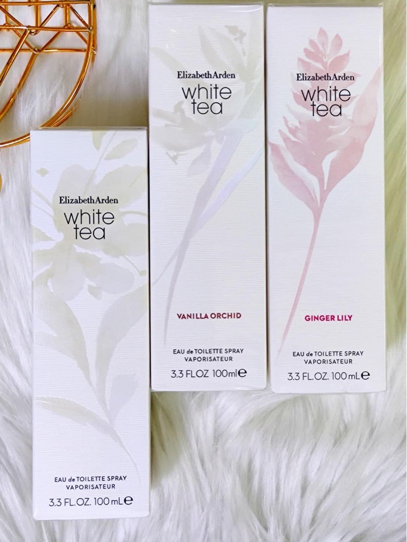 Elizabeth Arden White Tea Classic/ Vanilla Orchid/ Ginger Lily Edt