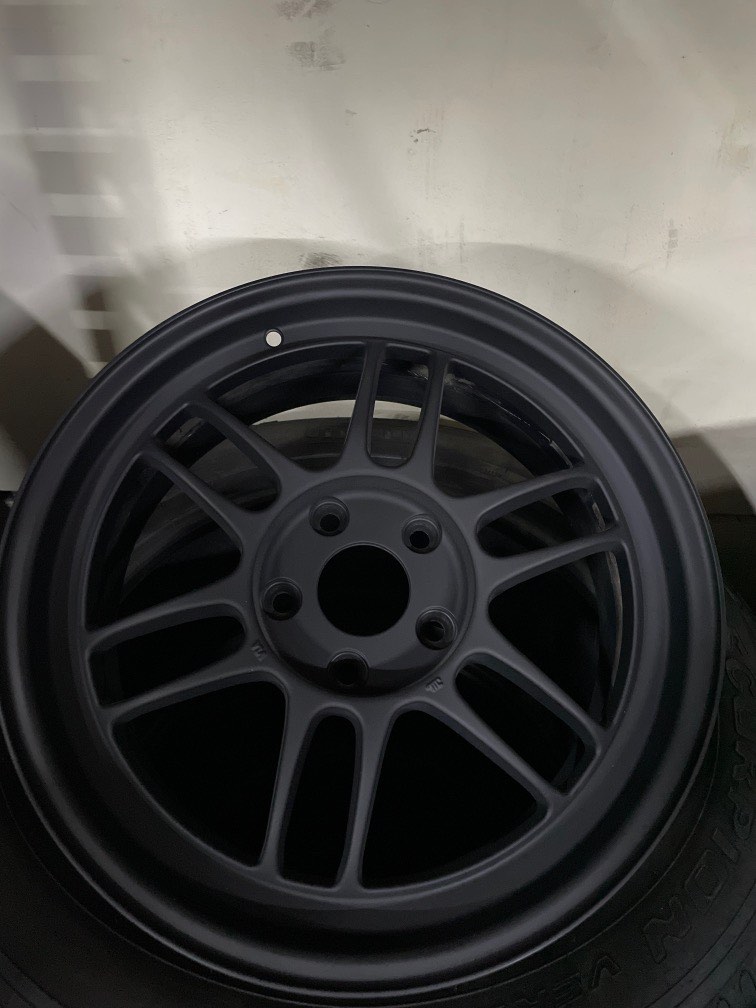 Enkei RPF1 17x7 +45 5x114.3 Black main image 0