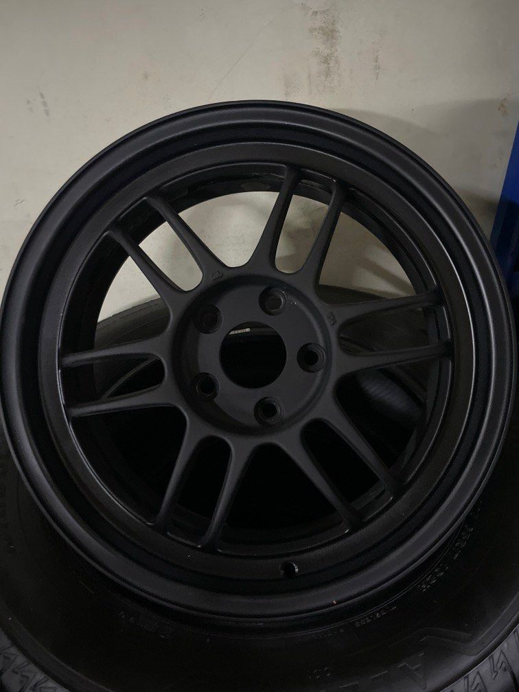 Enkei RPF1 17x7 5x114.3 45mm Offset 73mm Bore Black Wheel main image 0