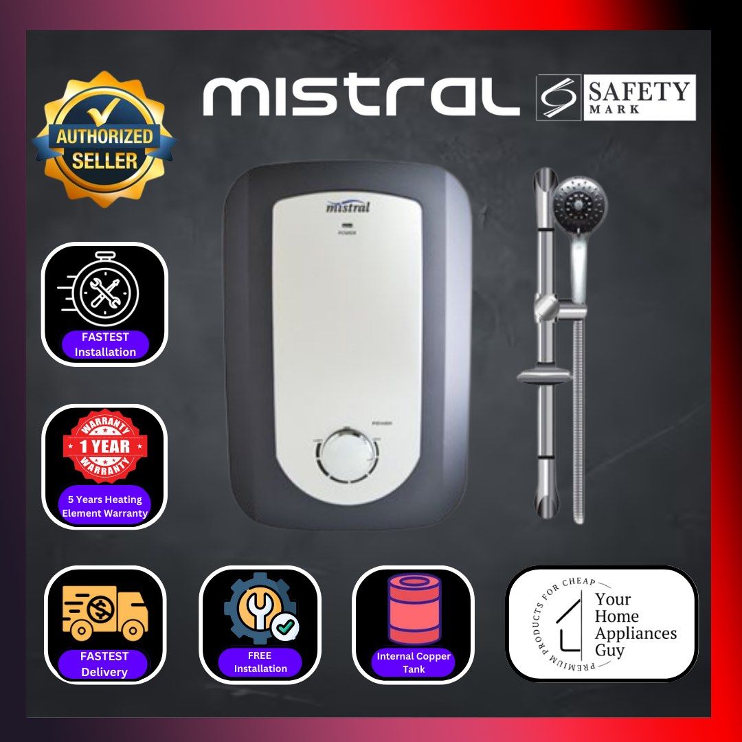 🔥Express FOC Installation🔥 Mistral Cooper Tank Instant Water Heater MSH708,  TV u0026 Home Appliances, Water Heater u0026 Instant Showers on Carousell