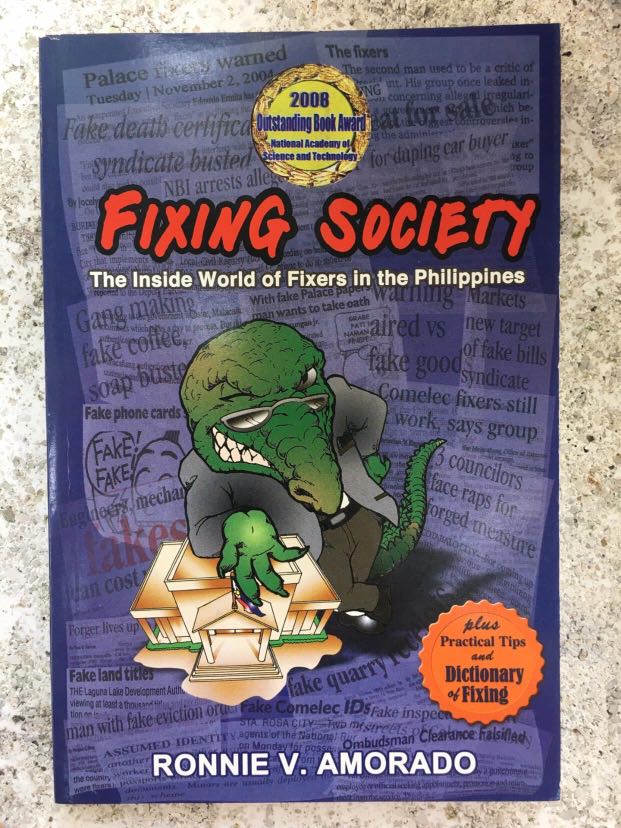 Fixing Society The Inside World of Fixers in the Philippines, Hobbies & Toys, Books & Magazines