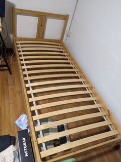 FJELLSE bedframe and LURÖY slats (2 sets available)