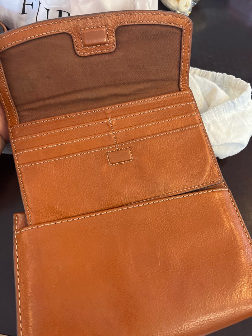 Fossils leather bag, Women's Fashion, Bags & Wallets, Crossbody Bags