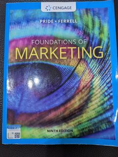 Foundations of Marketing 9th edition 二手